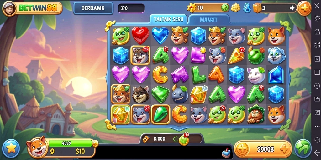 Tampilan gameplay seru dari BETWIN88 yang menantang.