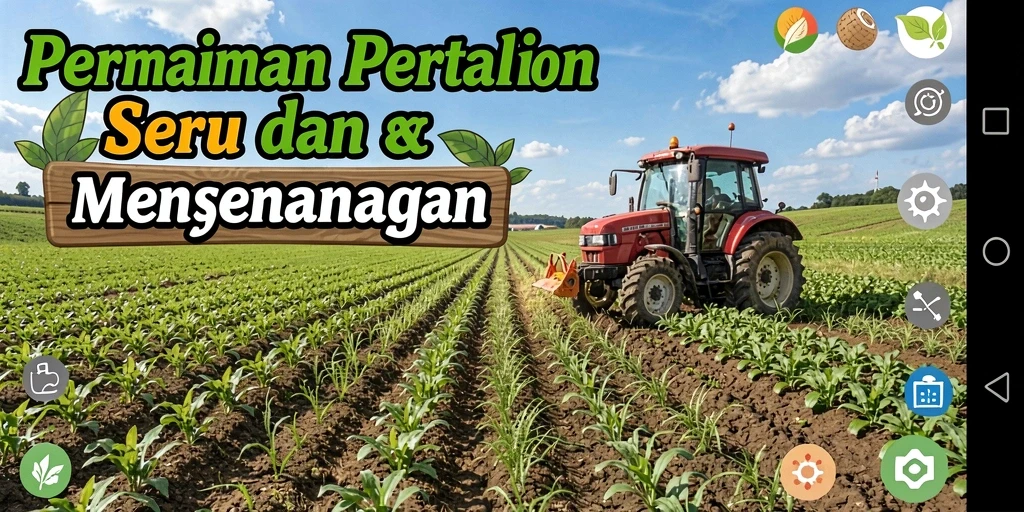 Gameplay seru dalam CERI123 dengan pertanian yang menarik.