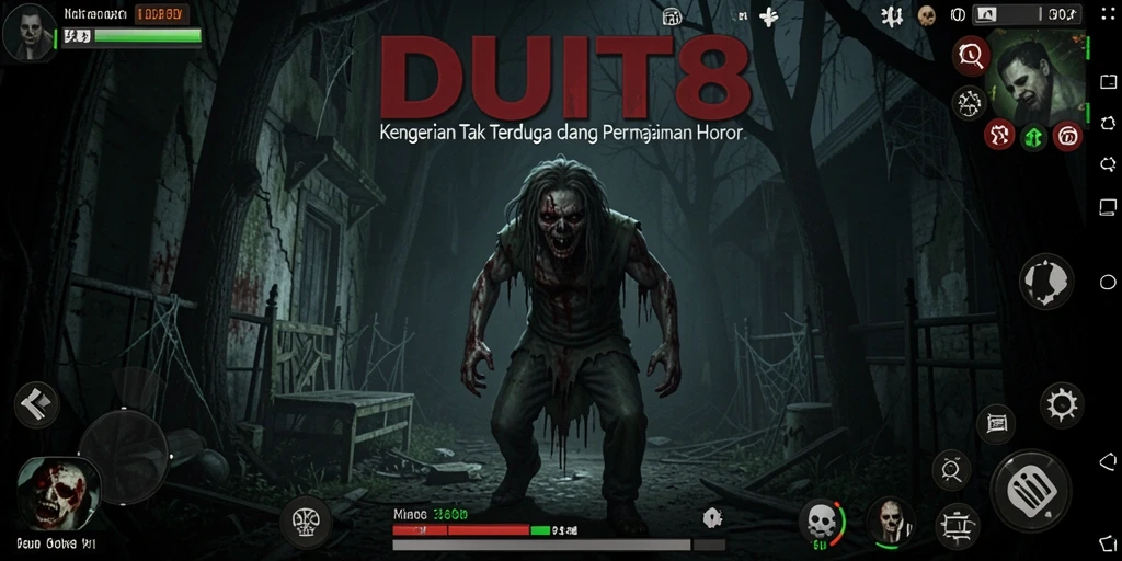 Gameplay menyeramkan dengan suasana mencekam di DUIT8.
