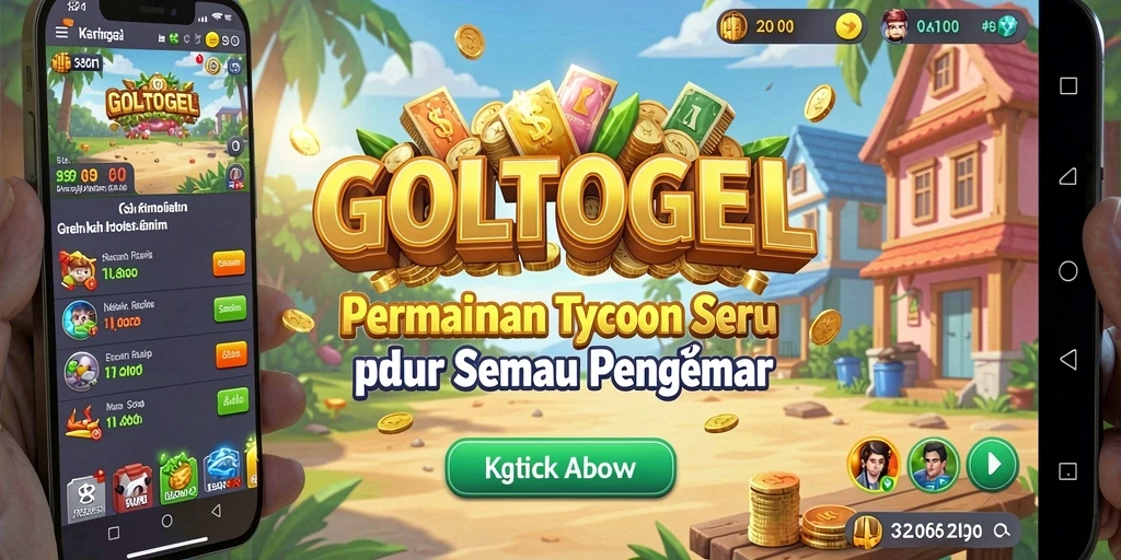 Tampilan gameplay menarik dari GOLTOGEL dengan elemen Tycoon yang seru.