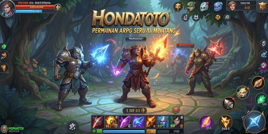 Tangkapan layar menunjukkan pertarungan seru dan aksi dari HONDATOTO.