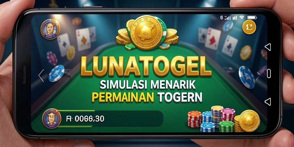 Tampilan gameplay LUNATOGEL yang penuh warna dan interaktif.