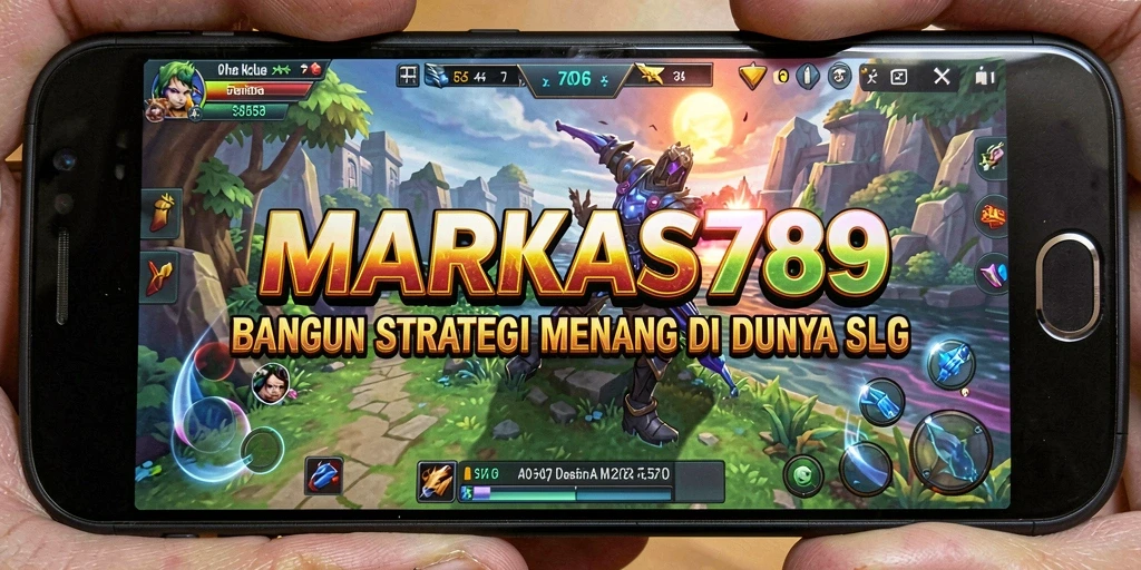 Tampilan menarik dari gameplay strategis di MARKAS789.