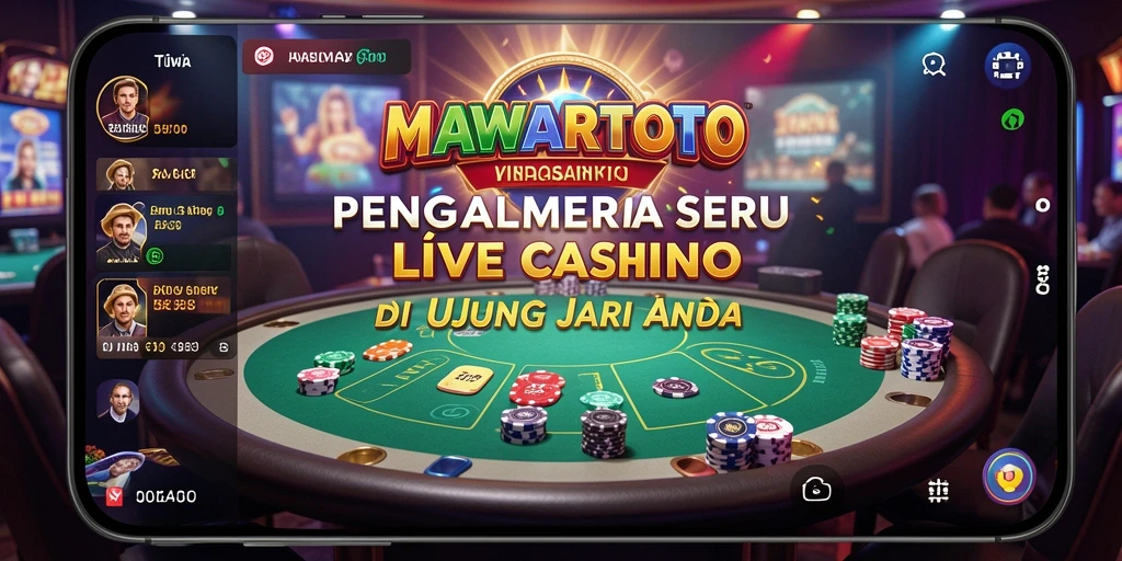 Tampilan menarik dari gameplay Live Casino di MAWARTOTO.