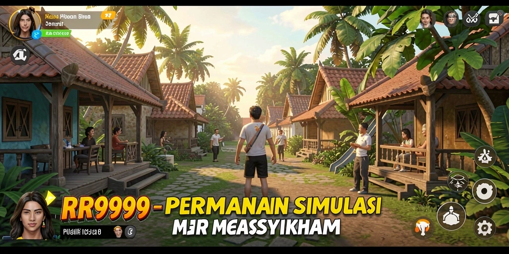 Tampilan gameplay RR999 yang menakjubkan dan interaktif.