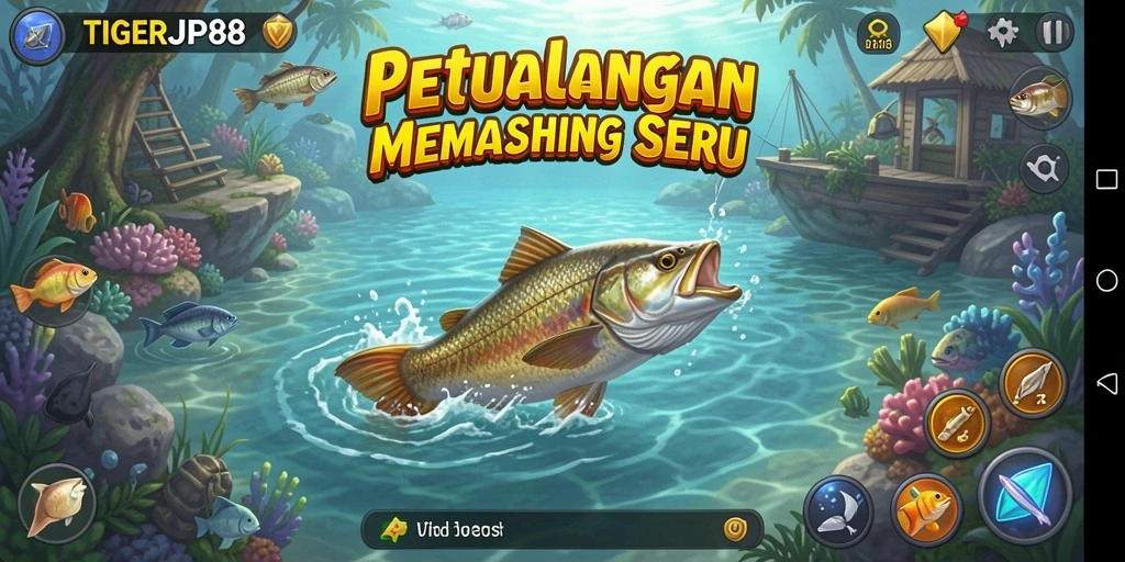 Screenshot TIGERJP88 menampilkan aksi memancing yang seru dan menantang.